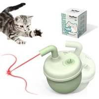 Juguete Láser Automático Para Gatos Con Giro De 360 Grados Y Hierba Gatera