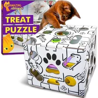 Juguete De Rompecabezas Para Gatos Con Laberinto Interactivo Que Dispensador Golosinas