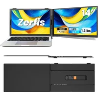 Zerfis Extensor De Pantalla Dual Portátil De 14 Pulgadas Con Resolución FHD Ultraligero