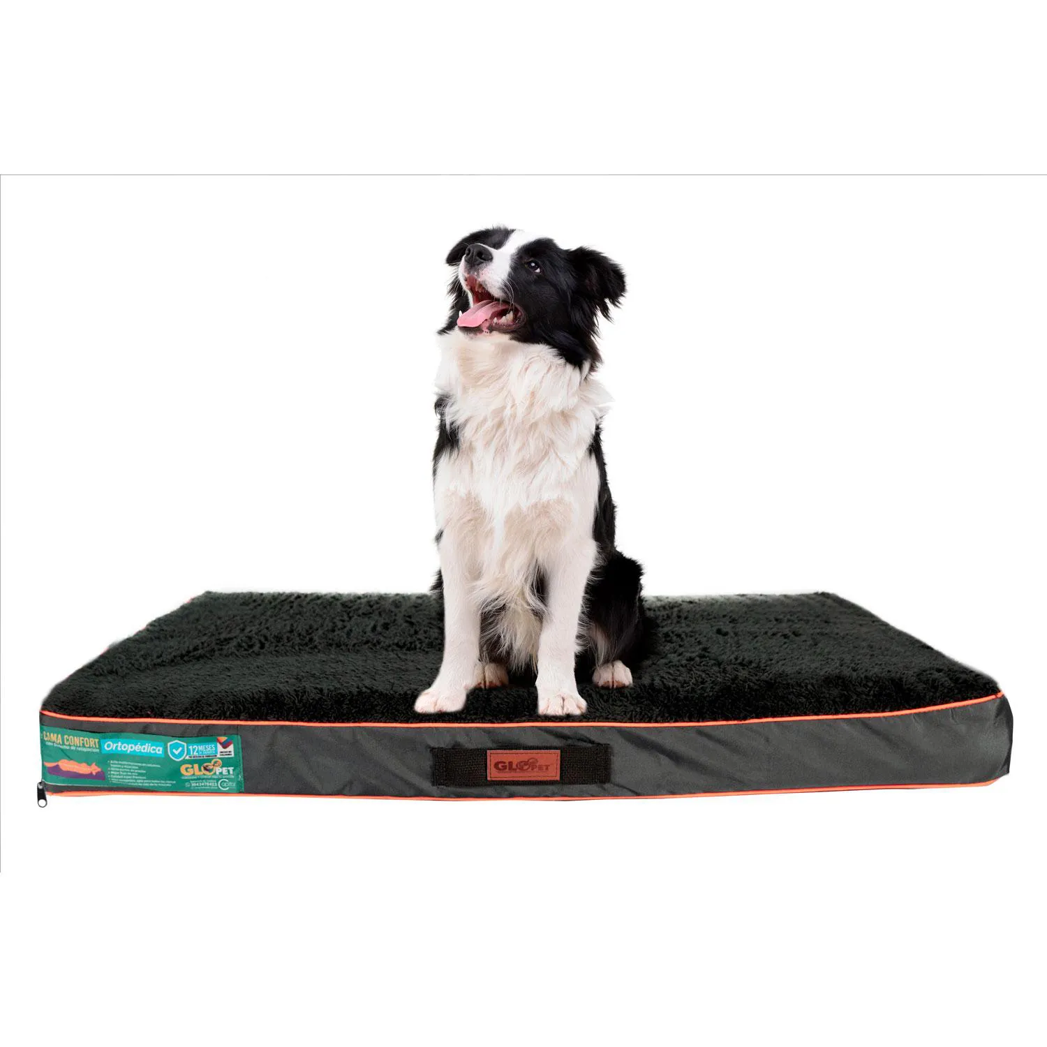 Colchón Gloopet Con Tecnologia Antiestres Para Mascota Talla L Gris 3