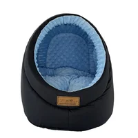 Cama Gloopet Cueva Para Mascota Talla Unica Azul