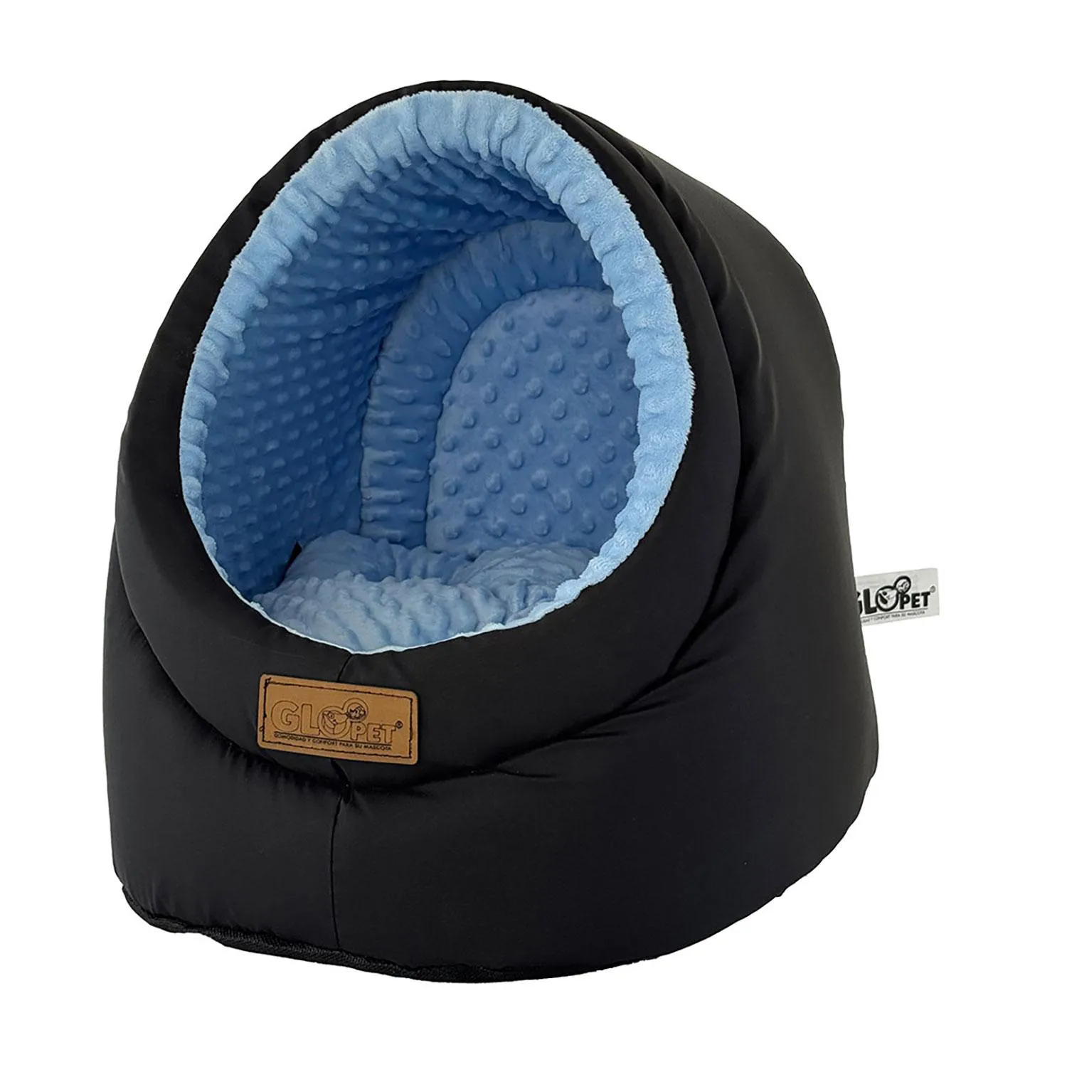 Cama Gloopet Cueva Para Mascota Talla Unica Azul 3