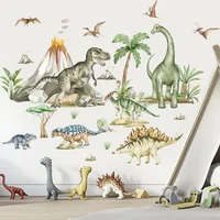 Pegatinas de Pared Dinosaurios y Animales Tropicales
