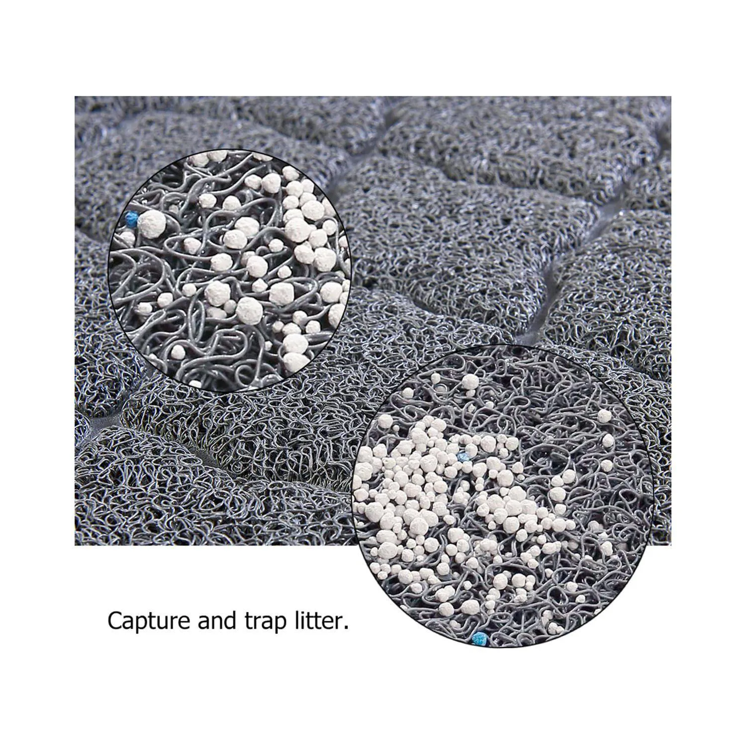 Alfombrilla De Silicona Para Arena De Gato Impermeable Suave Y Antideslizante
