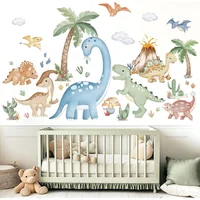 Pegatinas de Pared Dinosaurios Boho Grandes para Niños