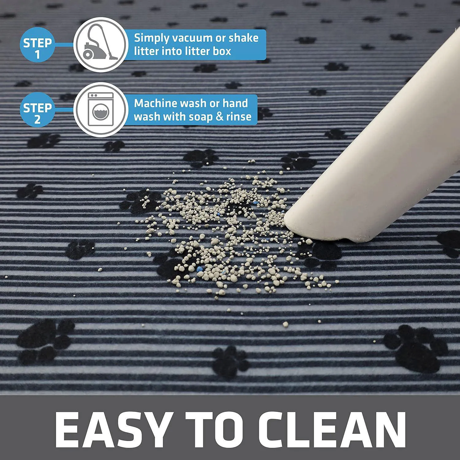 Tapete Para Caja De Arena De Gato Absorbente Impermeable Con Material Reciclado 5