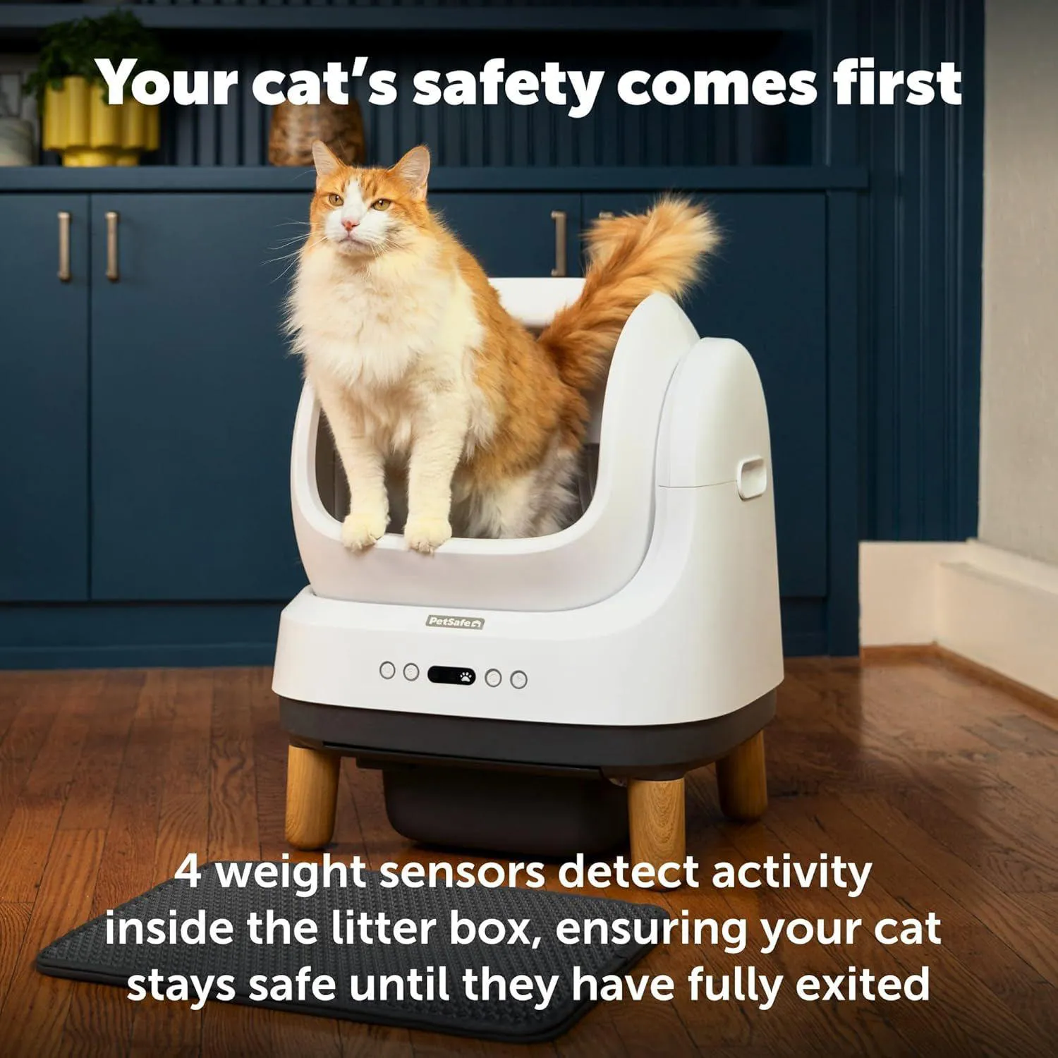 Caja De Arena Automática Para Gato Con Limpieza Manos Libres Y Control De Olores 4