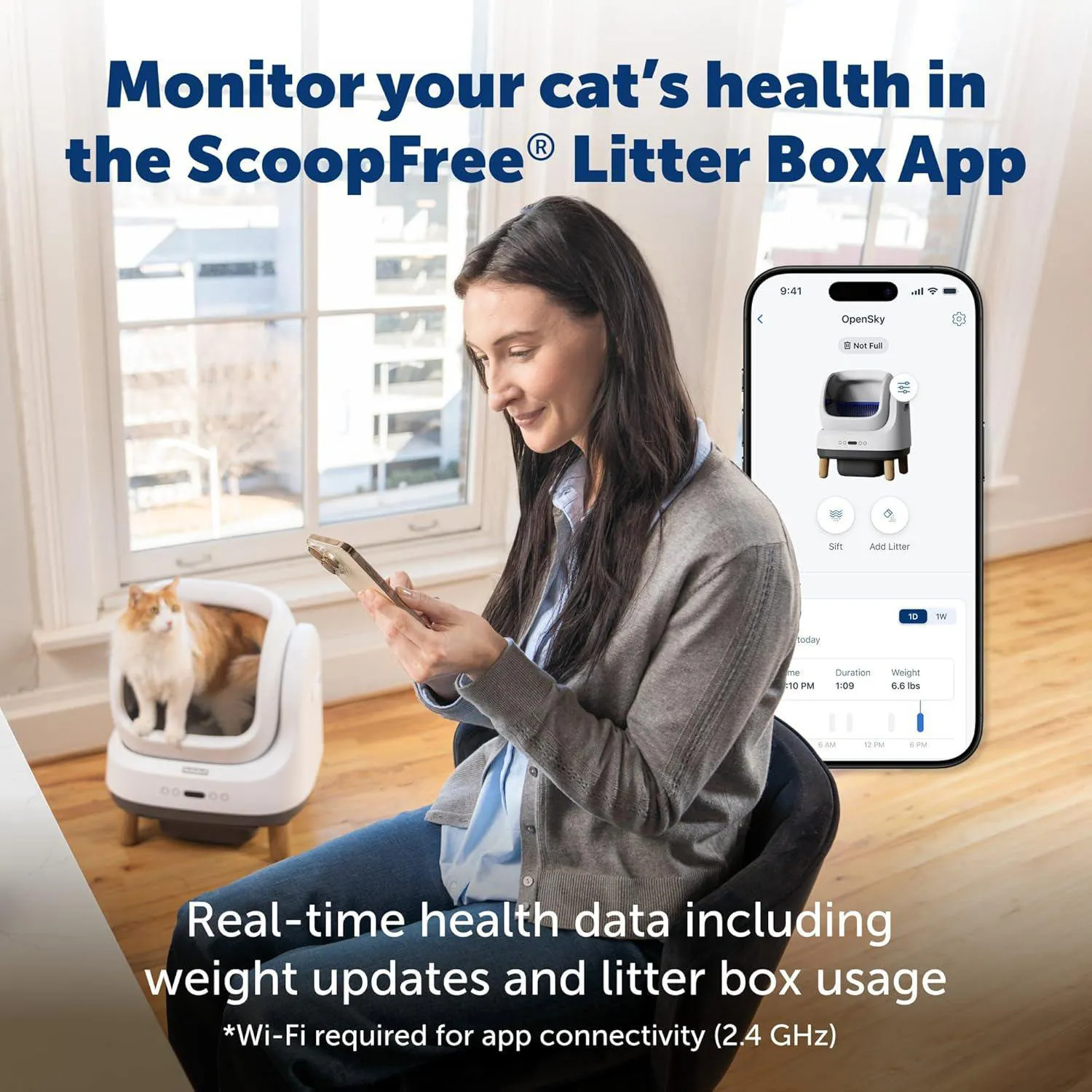 Caja De Arena Automática Para Gato Con Limpieza Manos Libres Y Control De Olores 6
