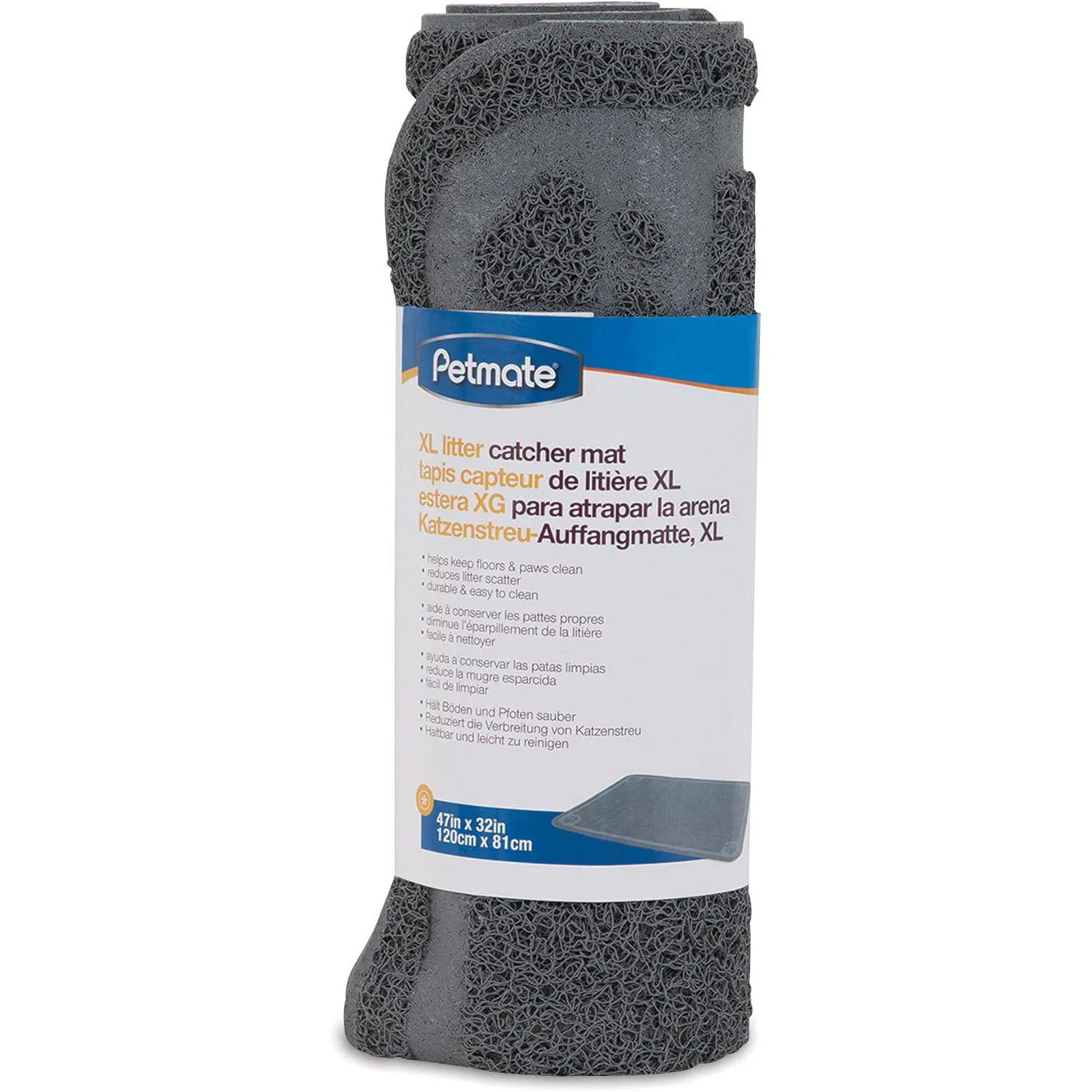 Tapete Extragrande Para Arena De Gatos Petmate Resistente Fácil De Limpiar 3