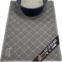 Tapete Atrapa Arena Para Gatos Con Respaldo Antideslizante Impermeable