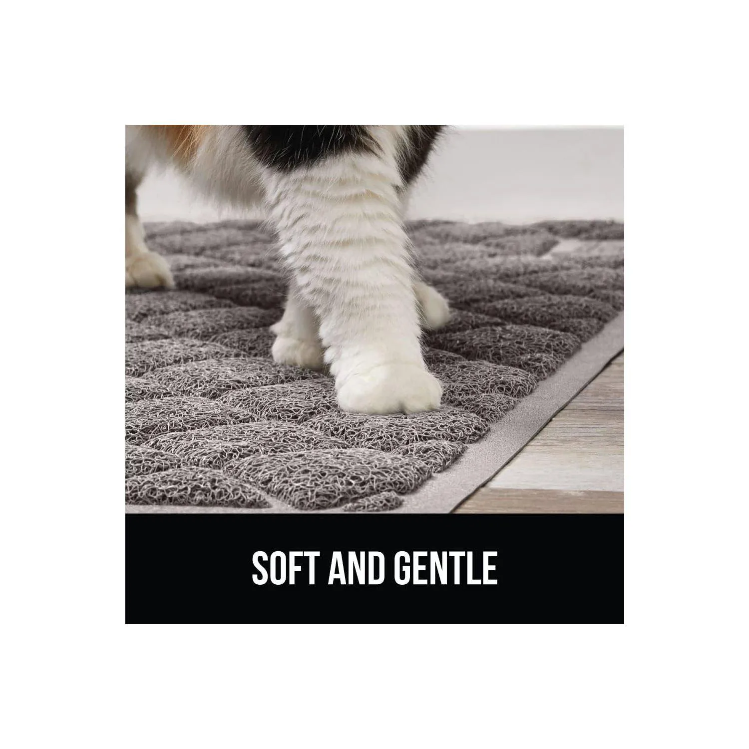Tapete Atrapa Arena Para Gatos Con Respaldo Antideslizante Impermeable 8