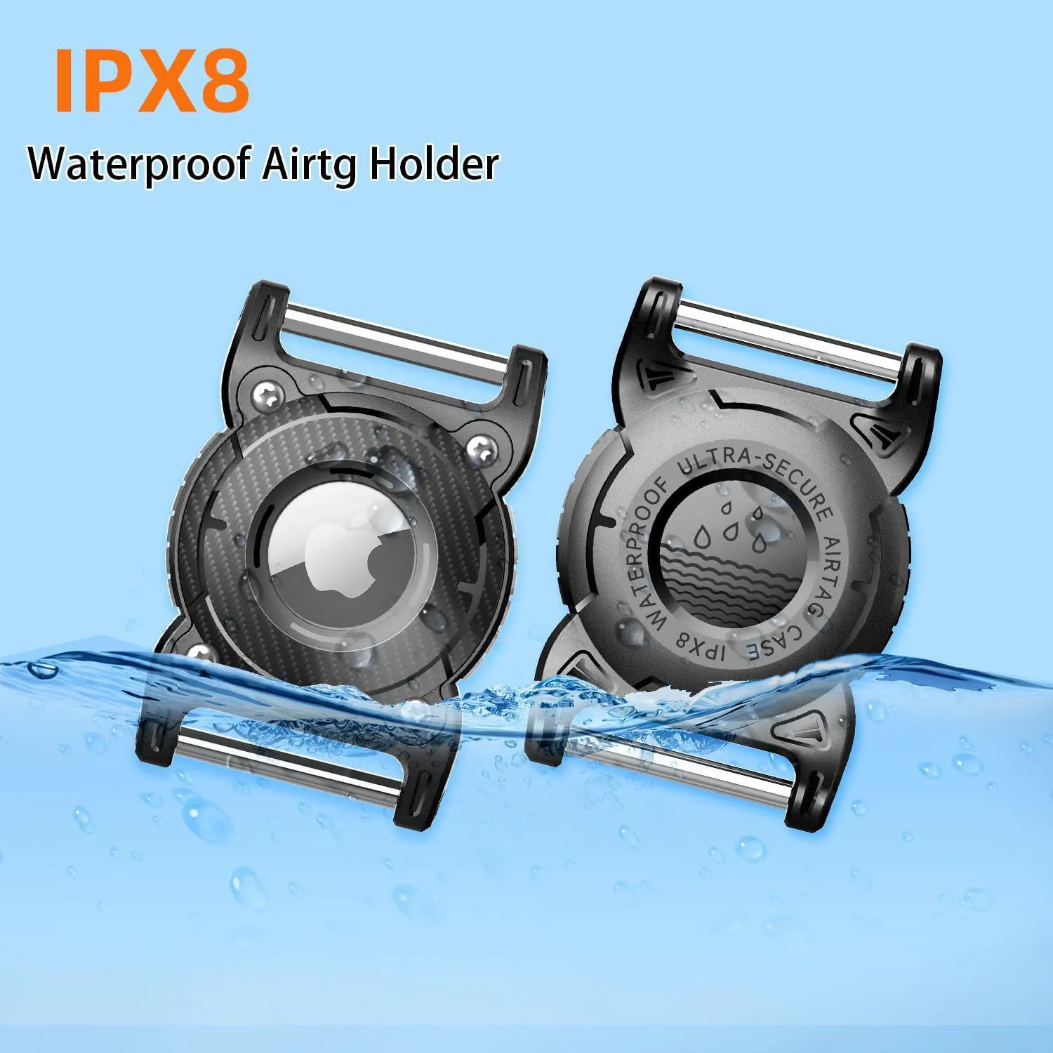 Soporte Para Airtag Para Collar De Perro Impermeable Con Lazo Metálico
