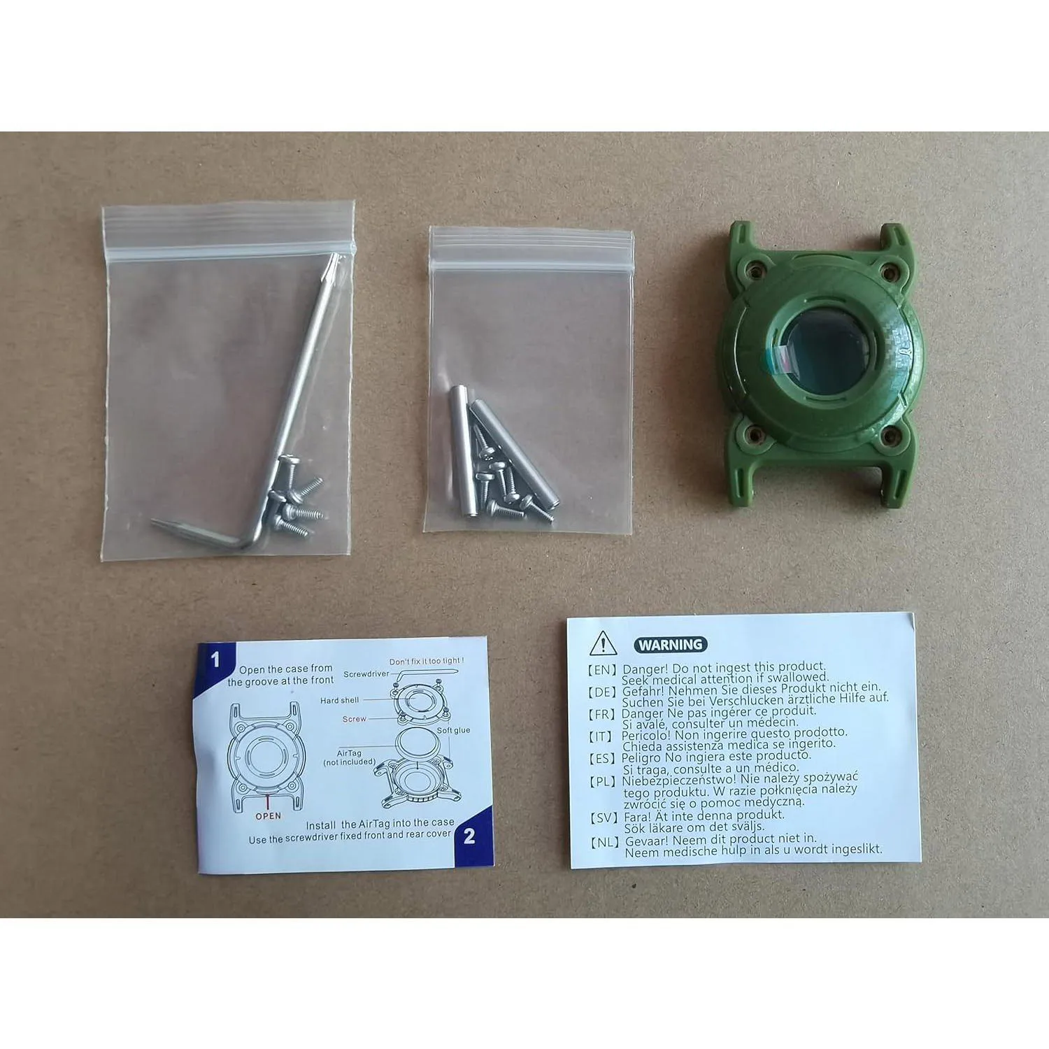 Soporte Para Airtag Para Collar De Perro Impermeable Con Lazo Metálico 9