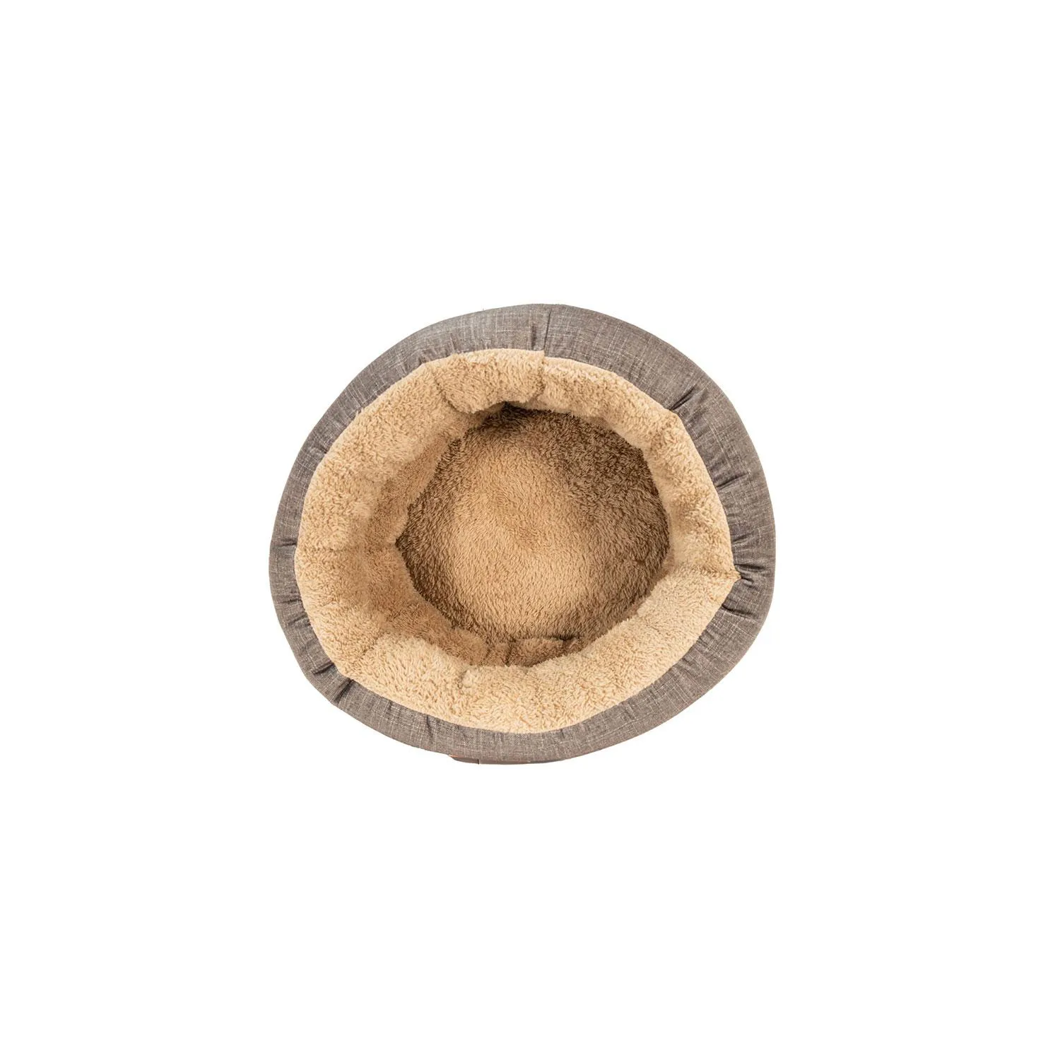 Cama Gloopet Fat Para Mascota Talla Unica Café