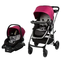 Sistema de Viaje Reversible con Silla de Auto y Plegado Versátil