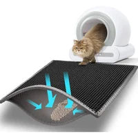 Tapete Para Arena De Gatos Jorbasado Doble Capa Impermeable Antideslizante
