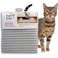 Alfombrilla Extra Grande Para Arena De Gatos Impermeable Antideslizante Y Fácil De Limpiar