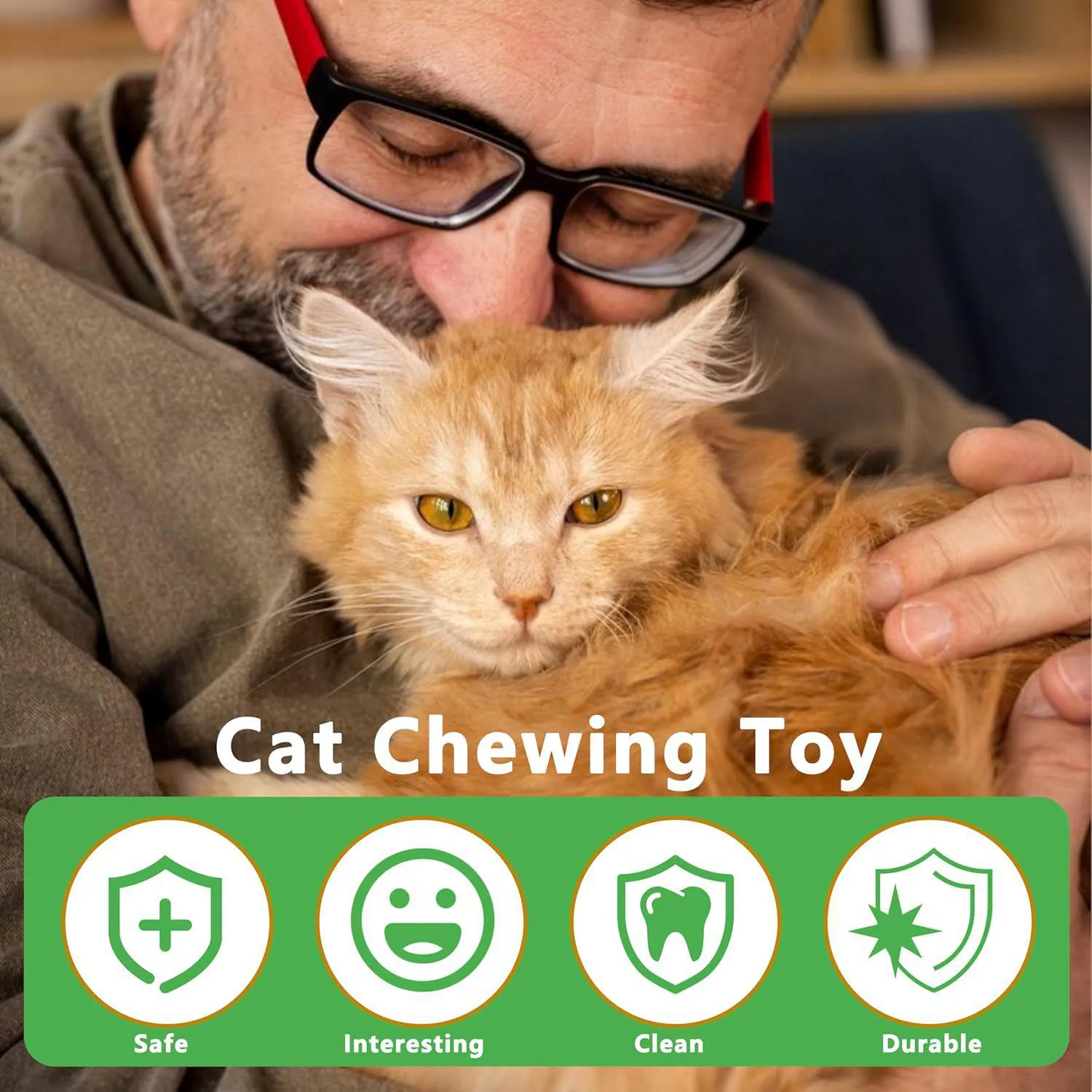 Juguete De Cuerda Maiiu Para Gatos Con Limpieza Dental Y Material Seguro