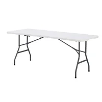 Mesa de Banquetes Plegable 74x180x74 Rta Blanco