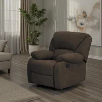 Silla Reclinable Ohio 1 puesto Estática Microfibra Chocolate