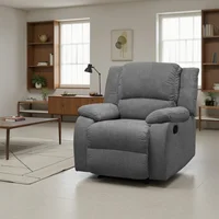 Silla Reclinable Sull Estatica Microfibra Humo