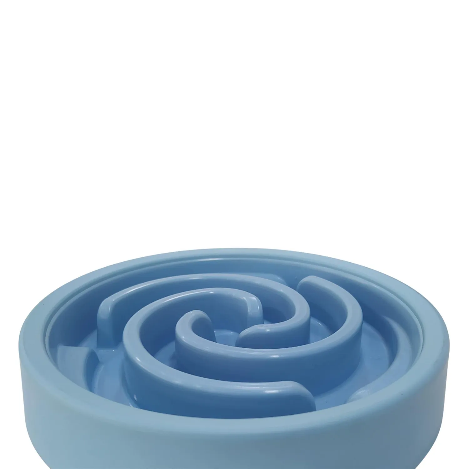 Comedero Para Mascotas. Alimentacion Lenta Azul