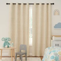 Set de 2  Cortina 140x220 Báltica Corazón