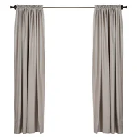 Set de 2 Cortina Blackout 100% Charlo 140x218 Blanco