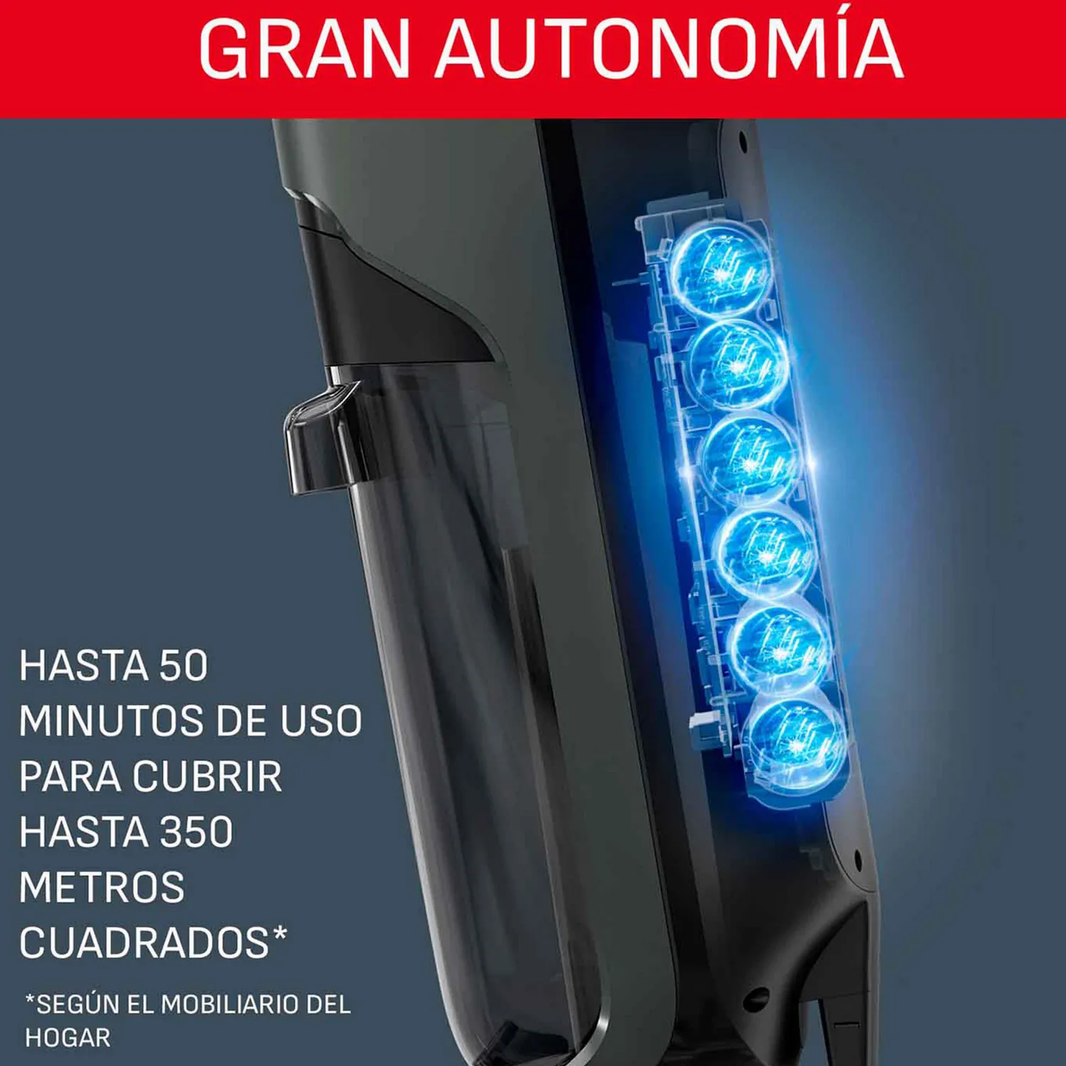 Aspiradora Trapeadora T-fal X-clean 4 Inalámbrica Función 2 En 1 para Suelos Duros 3