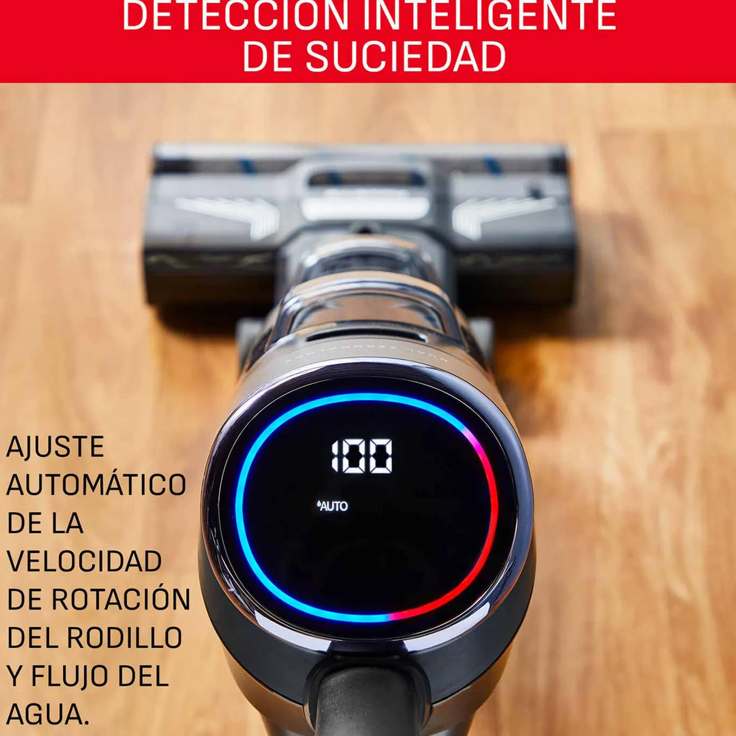 Aspiradora Trapeadora T-fal X-clean 4 Inalámbrica Función 2 En 1 para Suelos Duros 5