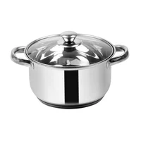 Olla con Tapa Acero Inoxidable 24 cm