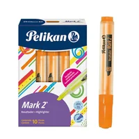 Resaltador Mark 2 Naranja Pelikan Caja X12 Unds