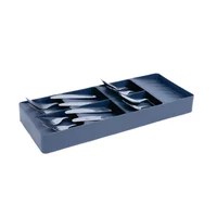 Organizador de Cubiertos Gris Just Home Collection
