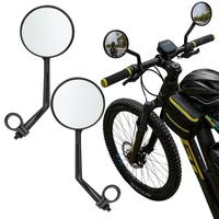 Espejos Redondos Retrovisor para Bicicleta Ajustable 360°x2 Unidades