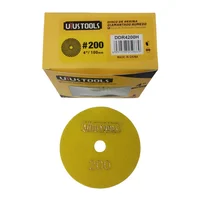 Disco Diamantado Flexible Húmedo 100 mm # 200 Uyustools x 10 Unidades