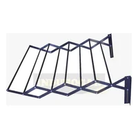 Tendedero Pared Plegable 60x100cm 30 Kilos 8 Tubos Negro Induhogar