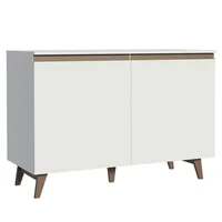 Mueble De Cocina Bajo Reims 1.20 M 2 Puertas Con Encimera Blanco