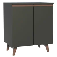 Mueble De Cocina Bajo Reims 70 Cm 2 Puertas Negro