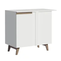 Mueble De Cocina Bajo De Esquina Reims 1 Puerta Blanco