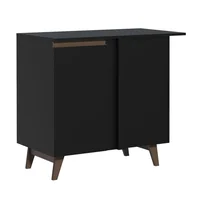 Mueble De Cocina Bajo De Esquina Reims 1 Puerta Negro