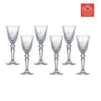 Set X6 Copas para Licor Melodia 50 ml en Cristal Rcr