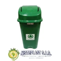 Papelera 60 Litros Vaivén Verde