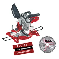 Sierra Acolilladora 8" 400 Watts 5.000 RPM + Disco Sierra 210 mm x 30 mm 8" 40 Dientes 1.2 mm Ancho