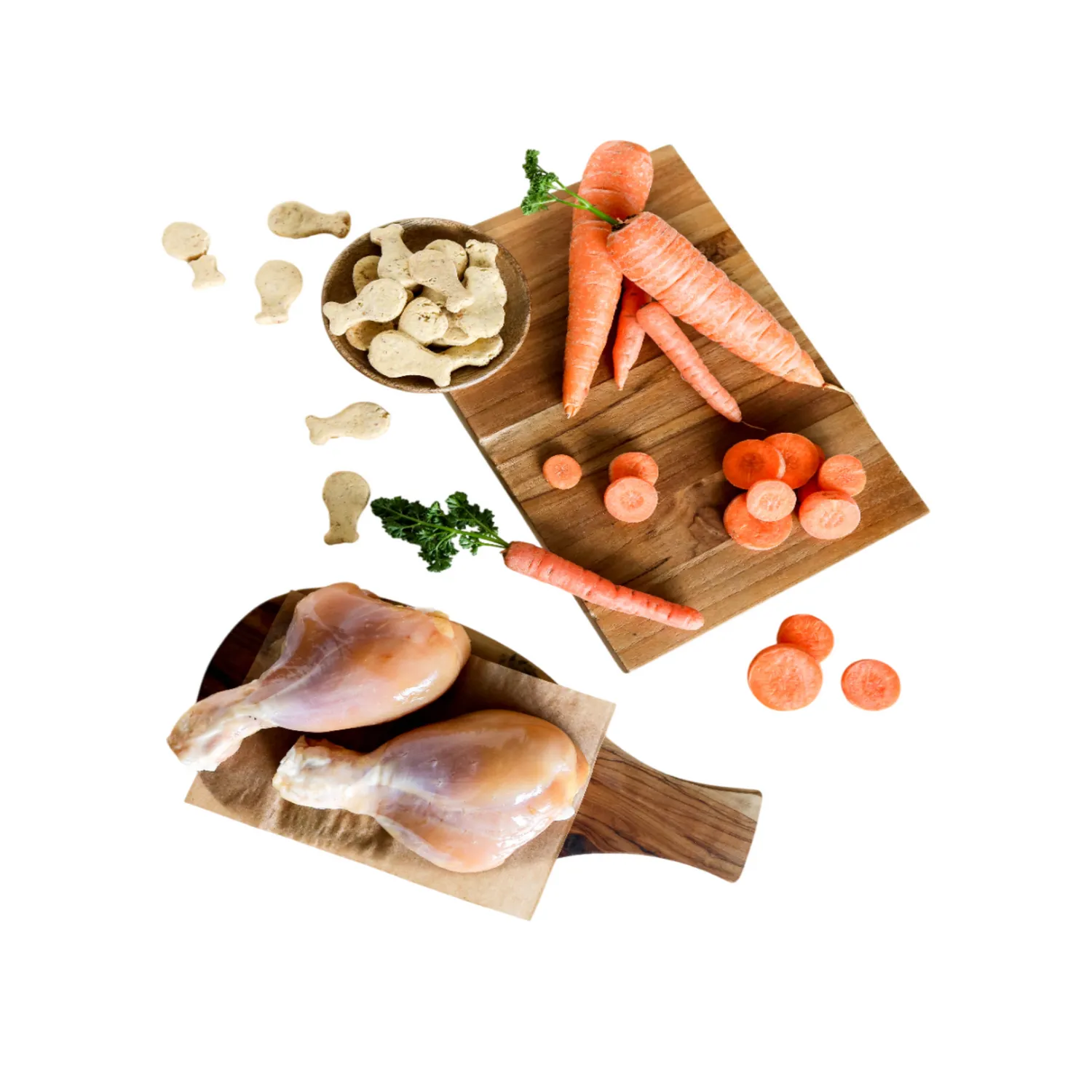 Galletas Snacks para Perro Apetit Pollo y Zanahoria Bombonera 500g