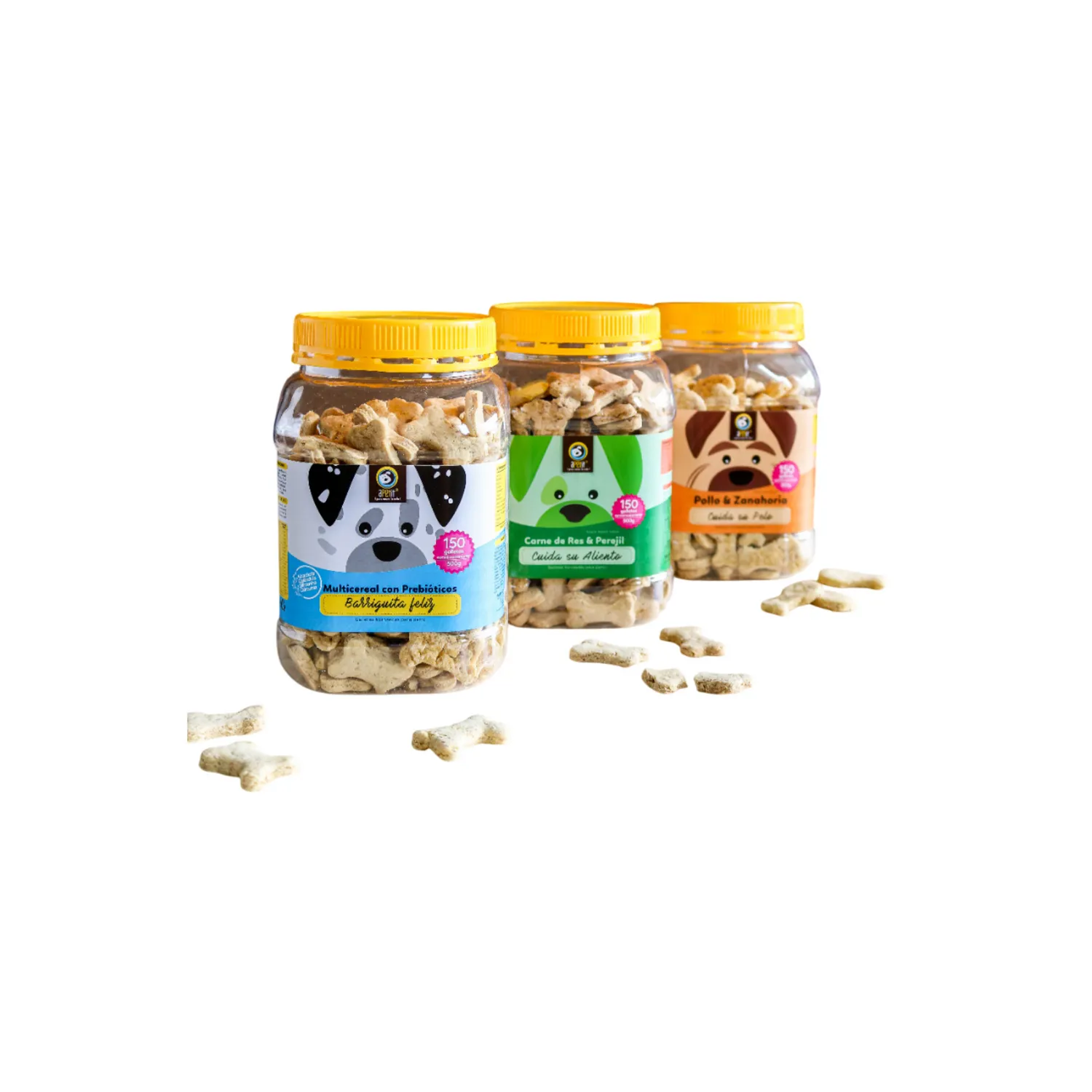 Galletas Snacks para Perro Apetit Res y Perejil Bombonera 500g 3