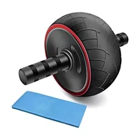Rueda Abdominal Rodillo Grueso Tipo Barril Gym + Tapete
