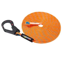 Linea de Vida 70m Gancho Dielectrico 2 1/4 En Cuerda de 13mm