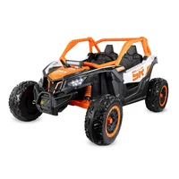 Montable Carro Eléctrico Todoterreno Blast Naranja 12v Ruedas Eva