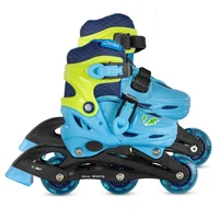 Patines Infantiles Convertibles Talla Xs ( De 27 A 30) First Azul Qmax