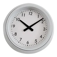 Reloj Temperatura Metal 22.9x22.9 cm Blanco Tempus